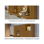 Imagen de Mueble de cocina Kit Loft Gris 6 Puertas 2 cajones