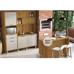 Imagen de Mueble de cocina Kit Loft Off White 6 Puertas 2 cajones