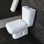 Imagen de Inodoro con mochila c/Tapa Torrens Blanco Aqua