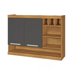 Imagen de Aéreo Burguesa 120 Gris 2 Puertas y bodega