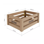 Imagen de Bajo mesada Princesa 120 cm 1 puerta 2 cajon Off White