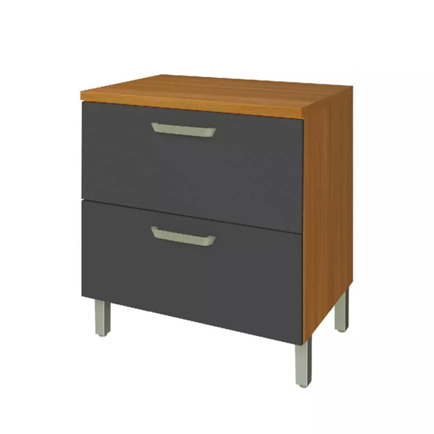 Imagen de Bajo mesada Princesa 80cm 1 puerta 1 cajón Gris