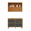 Imagen de Kit Mueble de cocina Baronesa grafito 120 cm