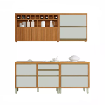 Imagen de Kit Mueble de cocina Baronesa off white 200 cm