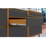 Imagen de Kit Mueble de cocina Baronesa grafito 270 cm 2 Armario c/ 2 nichos