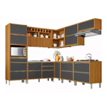 Imagen de Kit Mueble de cocina Baronesa grafito 242 x 253 cm