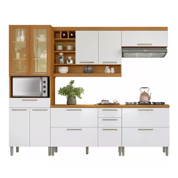Imagen de kit Mueble de cocina Burguesa Blanco 270 cm