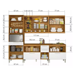 Imagen de kit Mueble de cocina Burguesa Blanco 270 cm 2