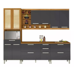Imagen de kit Mueble de cocina Burguesa grafito 270 cm 2