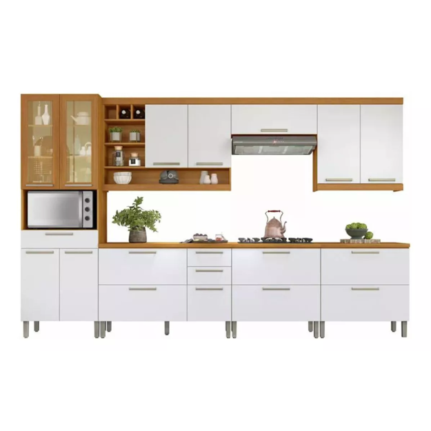 Imagen de kit Mueble de cocina Burguesa Blanco 350 cm