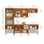 Imagen de Kit mueble de cocina Princesa off white 270 cm