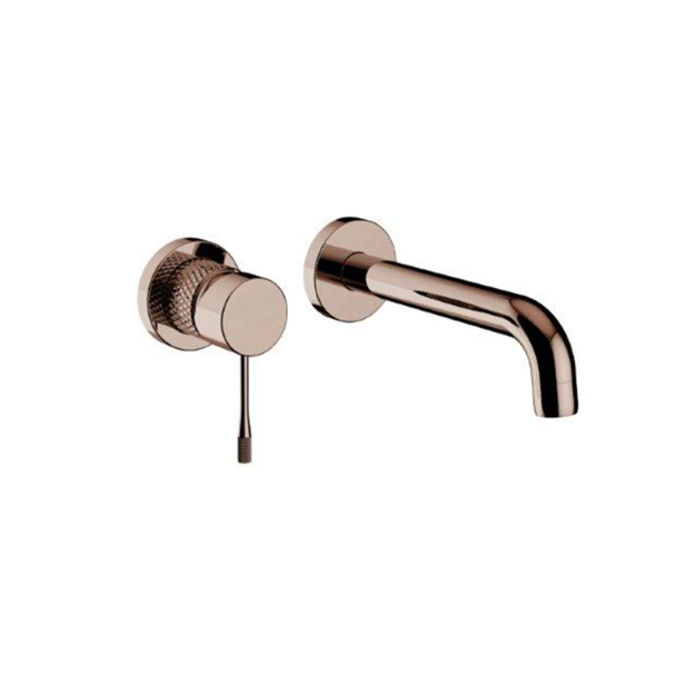 Imagen de Grifería de lavatorio Monocomando de pared Signature bronce cepillado