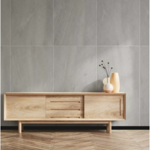 Imagen de Porcelanato para piso y pared Bristol Grey Home 60x120 cm Satinado y Rectificado