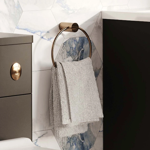 Imagen de Toallero aro SIGNATURE  bronce cepillado