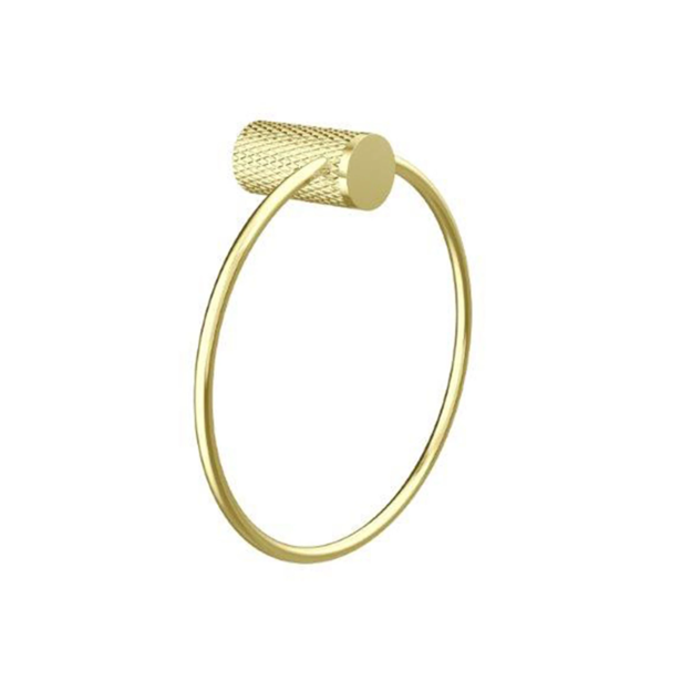 Imagen de Toallero aro SIGNATURE  oro cepillado
