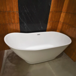 Imagen de Bañera autoportante acrilico blanco mate AQUALIA