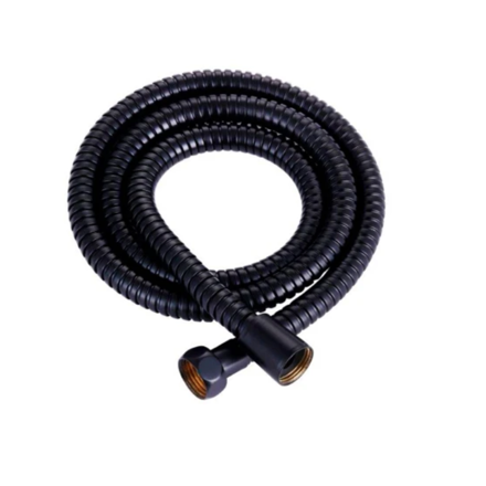 Imagen de Flexible acero inoxidable 50 cm negro mate AQUALIA