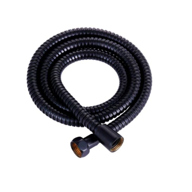 Imagen de Flexible acero inoxidable 50 cm negro mate AQUALIA