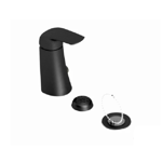 Imagen de Grifería de bidet Monocomando Epuyen negro mate con transferencia