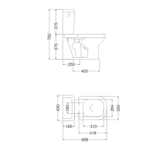 Imagen de Inodoro con mochila Bari Ferrum