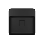 Imagen de Bacha de apoyo cuadrada 40cm c/mesa negro mate Deca