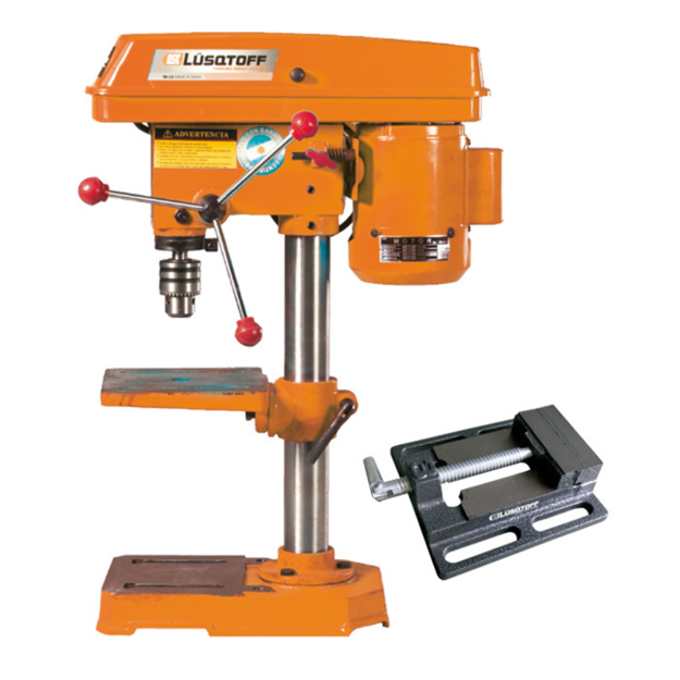 Imagen de Taladro de banco 250w -13mm + morsa
