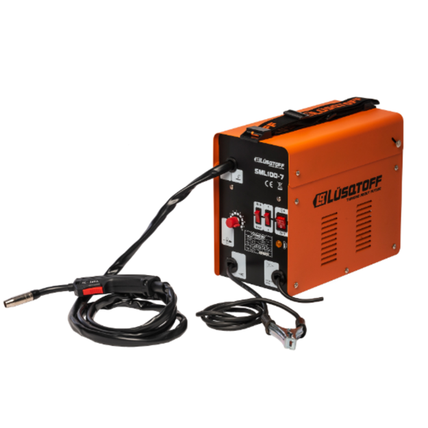 Imagen de Soldadora Mig Flux 100 + rollo de alambre flux (0.5KG)