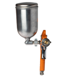 Imagen de Pistola de pintar alta presión gravedad - aluminio 0.4lt