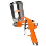 Imagen de Pistola de pintar alta presión gravedad - aluminio 0.4lt