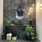 Imagen de Gres para piso y pared San Pietro Black 60x120 cm Mate y Rectificado