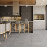 Imagen de Porcelanato para piso y pared Broadway Dark Grey 81x81 cm Mate y Rectificado