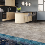 Imagen de Porcelanato para piso Element Natural Gr 61x61 cm Antideslizante y Rectificado