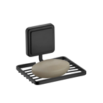 Imagen de JABONERA ADHESIVA NEGRO MATE