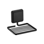 Imagen de JABONERA ADHESIVA NEGRO MATE