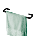 Imagen de TOALLERO 30 CM AMURAR NEGRO MATE