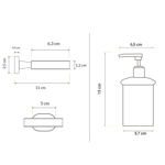 Imagen de Dispensador Austin Cromado Brillante