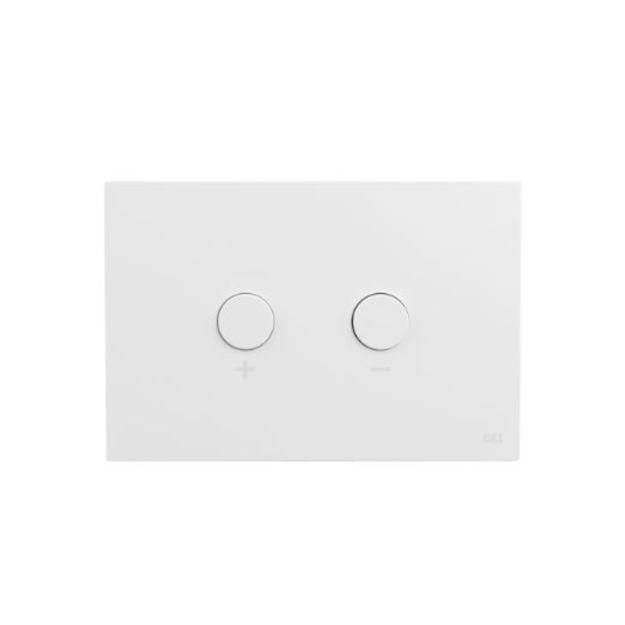 Imagen de Placa pulsador Blink Blanco mate texturizado OLI