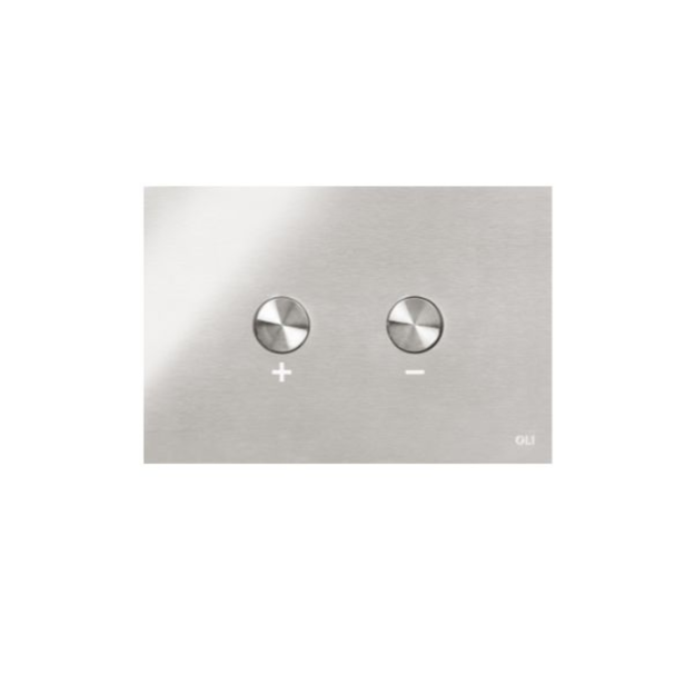 Imagen de Placa pulsador Blink Inox pulido OLI