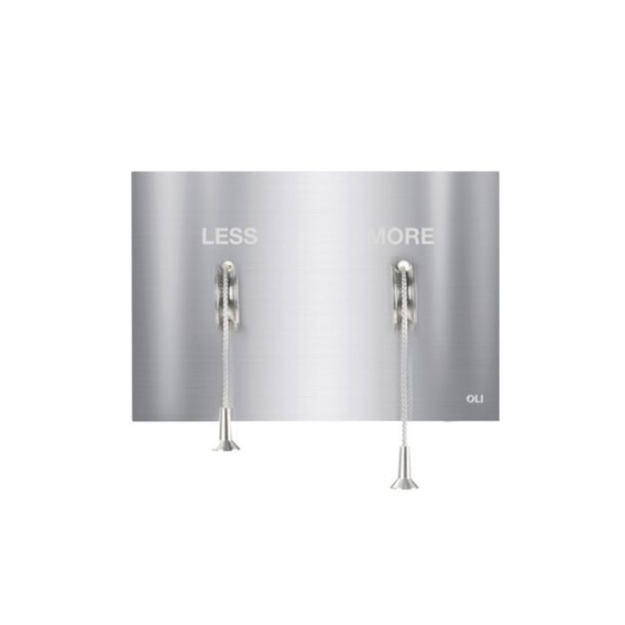 Imagen de Placa pulsador Less Is More cromo brillo OLI