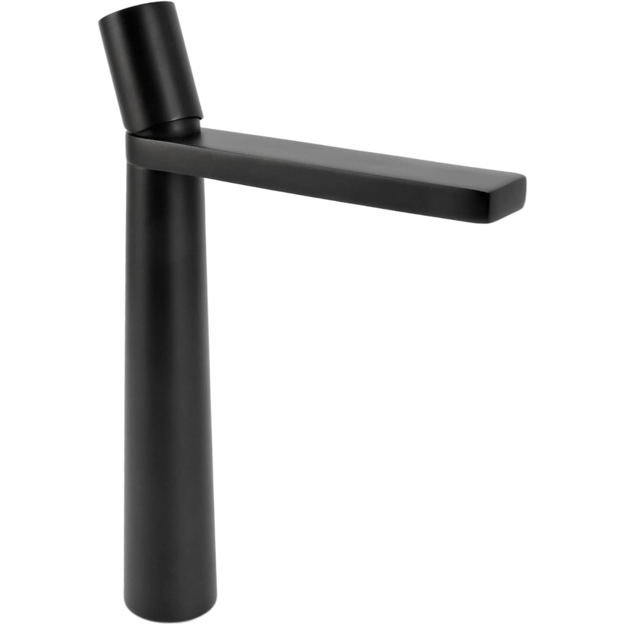 Imagen de Grifería de lavatorio Monocomando alto de mesada Marbella Negro Mate
