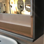 Imagen de Botiquín Mariana Grigio con Catedral 65cm