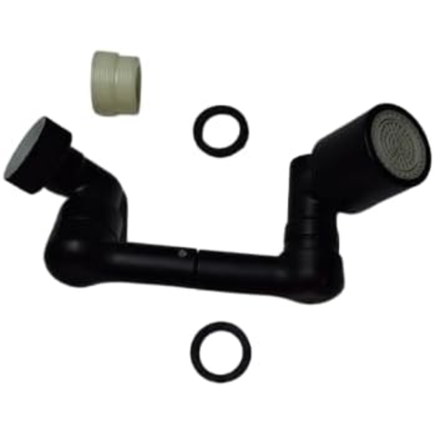 Imagen de Aireador móvil para griferia negro en metal