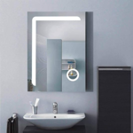 Imagen de Espejo LED Vertical 60x80cm desempañador y display