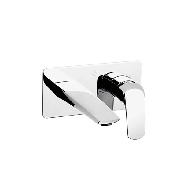 Imagen de Grifería de lavatorio Monocomando de pared Epuyen cromado