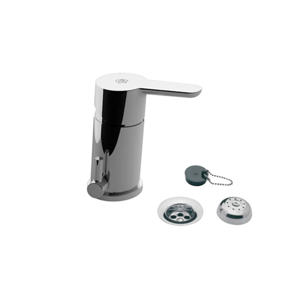 Imagen de Grifería de bidet Monocomando Puelo cromado con transferencia