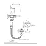 Imagen de Grifería de bidet Monocomando Puelo cromado con transferencia