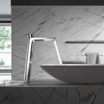 Imagen de Grifería de lavatorio Monocomando alto de mesada Puelo Cromado