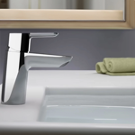 Imagen de Grifería de lavatorio Monocomando bajo de mesada Puelo Cromado