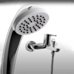 Imagen de Griferia de ducha Monocomando exterior con transferencia Puelo cromado