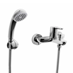 Imagen de Griferia de ducha Monocomando exterior con transferencia Puelo cromado